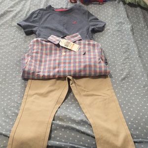 Pants and 2 Shirts Set
